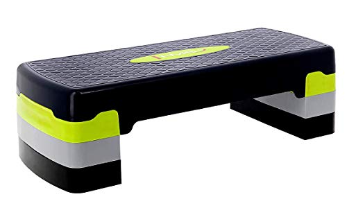 HMS AS002, Steppbrett mit 3-stufiger Höhenverstellung, rutschfester Oberfläche und stabiler Konstruktion