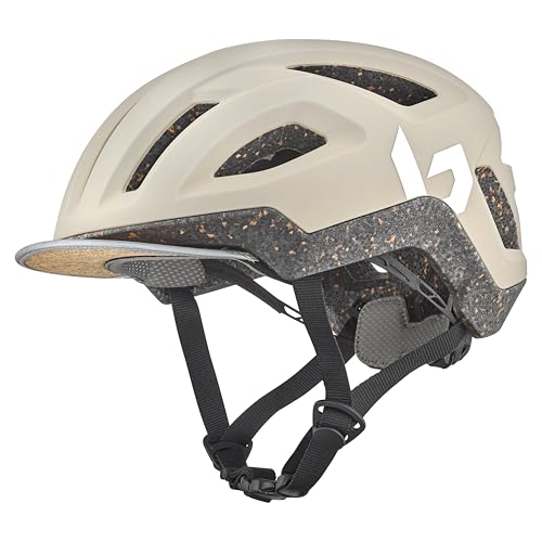 BOLLÉ City-Fahrradhelm "REACT", Eco Helm für Damen, 55-59 cm, oatmeal matte
