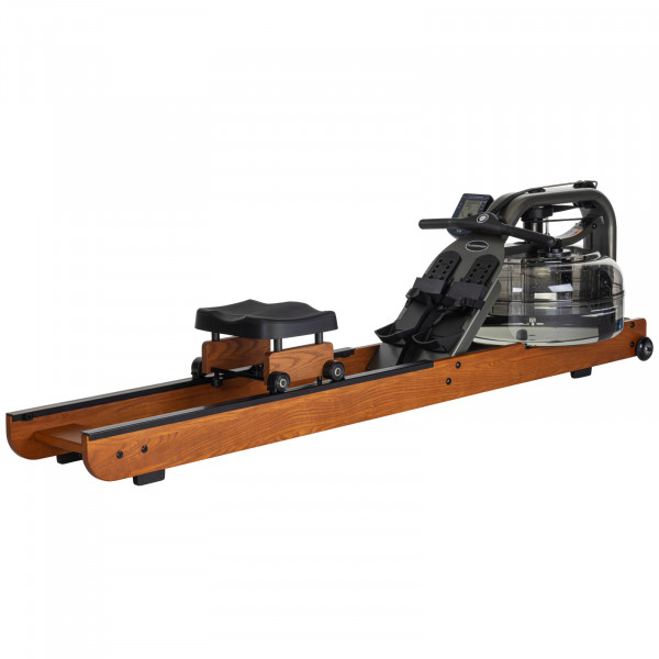 Fluid Rower Rudergerät Apollo Pro XL, Wasser-Rudergerät mit XL-Tank und Bluetooth-Monitor