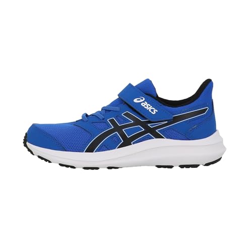ASICS Jolt 4 PS, Neutrale Laufschuhe für Kinder mit atmungsaktivem Mesh, Illusion Blue/Black, Größe 28.5