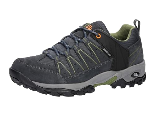 BRÜTTING Outdoorschuh Mount Pinos Low, wasserdicht und atmungsaktiv mit Comfortex-Klimamembrane, schwarze Lederoptik