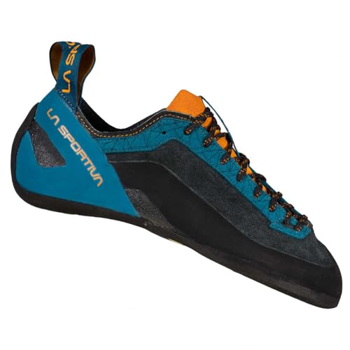La Sportiva Finale, Herren Kletterschuhe, Schnürschuh mit 4 mm Vibram® XS Edge Gummi, Blau, Größe 44