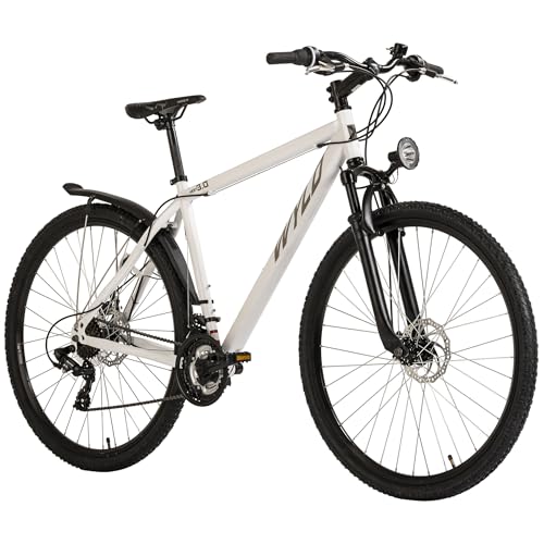 WYLD Mountainbike Hardtail ATB Heist 29“, 21 Gänge, RH 51 cm, Tiefweiß, mit Federgabel und mechanischen Scheibenbremsen