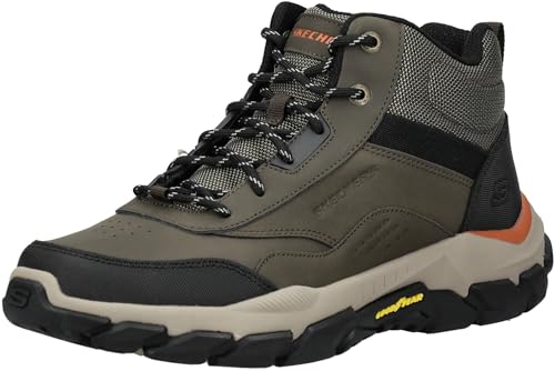 Skechers SANTORO-HOPKINS Trekkingschuh, Freizeitschuh mit Air-Cooled Memory Foam, wasserabweisend, für schmale bis normale Füße