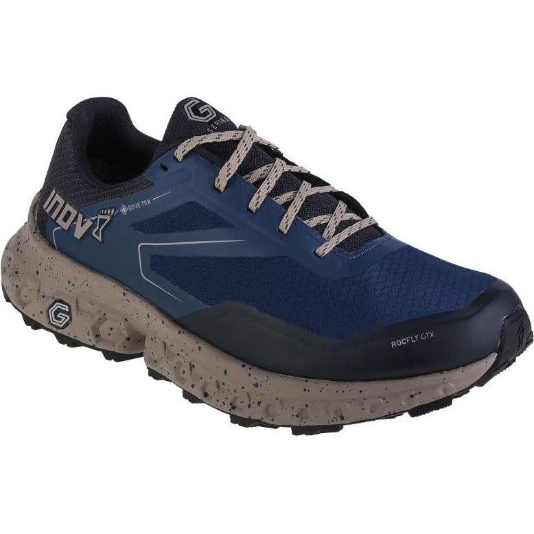 inov-8 Rocfly G 350 GTX, Herren Wanderschuhe, wasserdicht, atmungsaktiv, blau