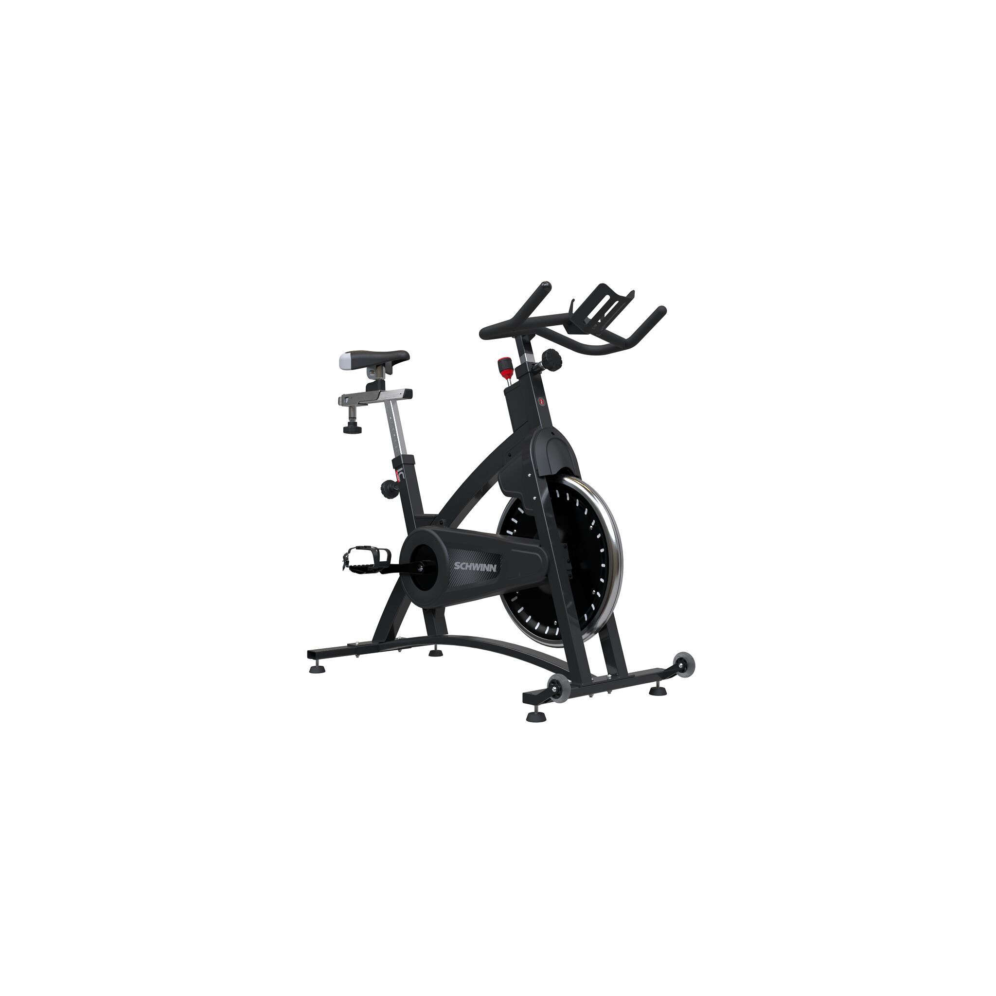 Schwinn Indoor Bike "IC Classic", Ergometer mit trapezförmigem Sattel und rotem Widerstandsdrehknopf