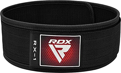 RDX 4” Gewichthebergürtel, Auto-Lock Trainingsgürtel, Powerlifting Krafttraining Bodybuilding Fitness Gürtel, Gepolstert Gewichtheben Gym Weight Lifting Belt, Männer Damen Kreuzheben Workout