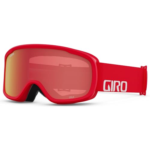 Giro Cruz, Skibrille mit Expansion View Technologie, Antibeschlag-Beschichtung und nahtloser Helmkompatibilität, mittelgroß