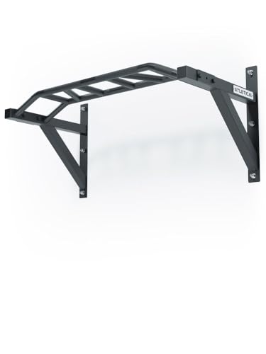 Atletica Multi-Grip Klimmzugstange | Stabile Wandhalterung | Für Explosive Übungen geeignet | 117 cm breit und 56 cm tief