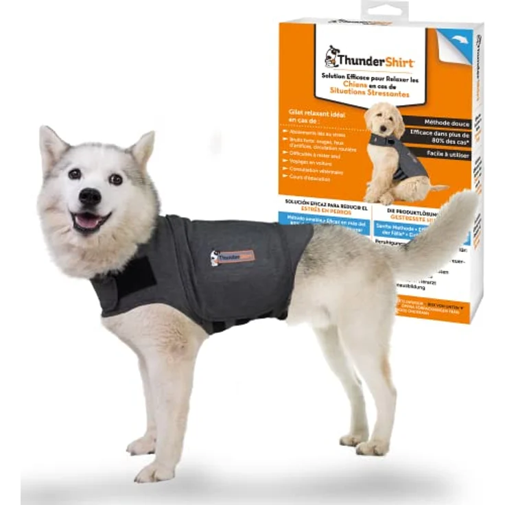 Adaptil Hunde-Halsband ThunderShirt ® - Beruhigungsweste für gestresste Hunde, effektiv in über 80% aller Fälle – Bild 2