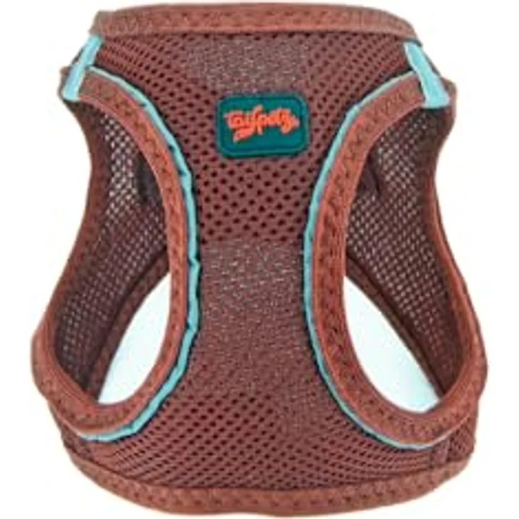 Tailpetz Air-Mesh Brustgeschirr für kleine und mittelgroße Katzen und Hunde – Weich, Atmungsaktiv, Strapazierfähig, Bordeaux, M (Brustumfang 53–59cm) – Bild 3