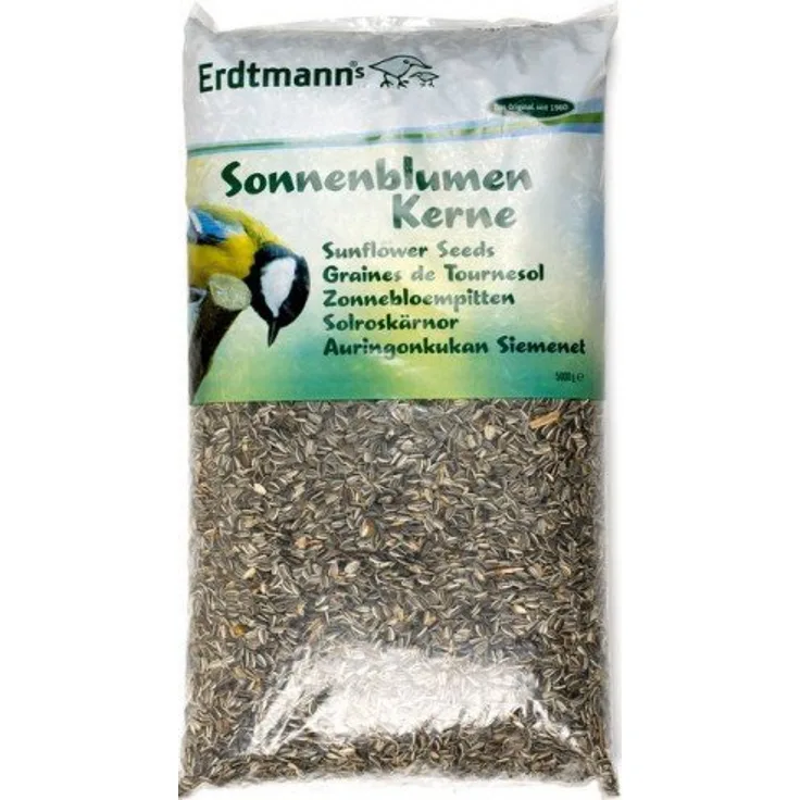 Erdtmann's Sonnenblumenkerne, 5 kg, hochwertige Energieversorgung für Wildvögel