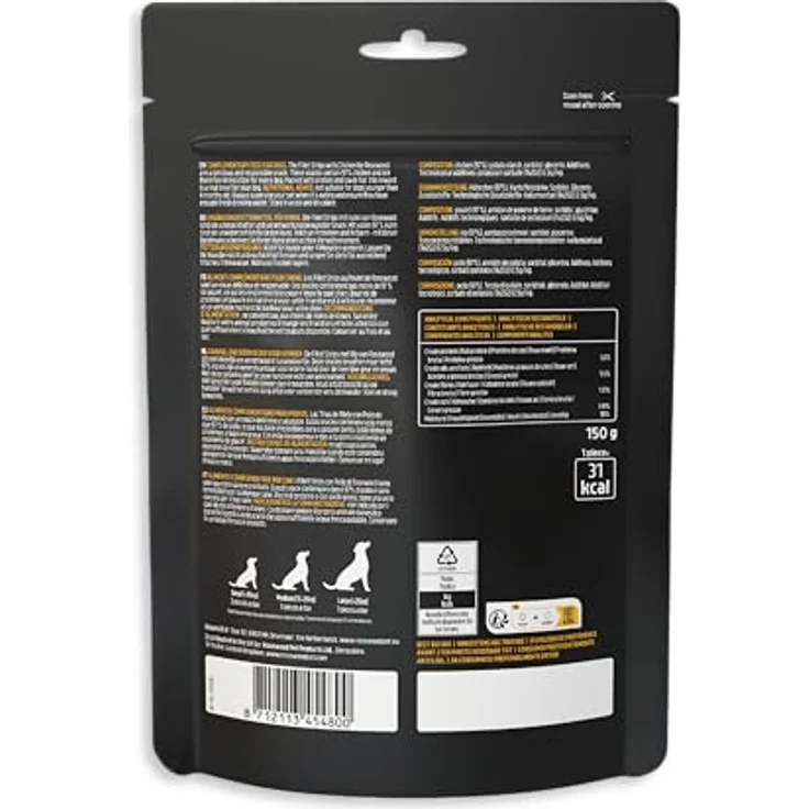 Rosewood Chicken Fillet Strips Small, Weicher Hundesnack mit 97% Huhn, proteinreich, fettarm, ohne Getreide, 150 g – Bild 2