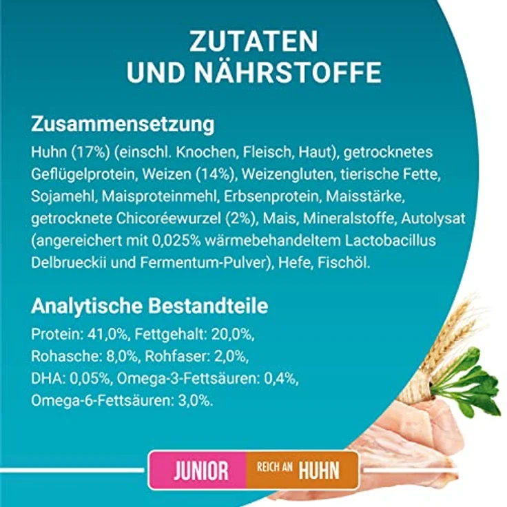 PURINA ONE Junior 1–12 Monate, Katzentrockenfutter reich an Huhn, 750g Beutel, unterstützt gesunde Entwicklung und Abwehrkräfte – Bild 5