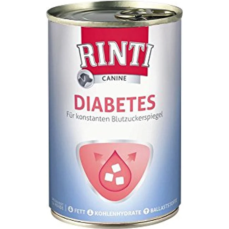 Rinti Canine Diabetes Huhn, Nassfutter zur Regulierung der Glucoseversorgung, 6x400g – Bild 2