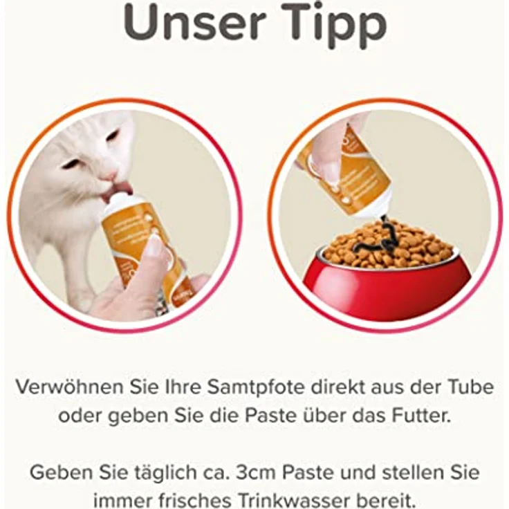 beaphar Multi Vitamin Paste Katze, 250g - Stärkt Haut und Fell, zuckerfrei und getreidefrei, tägliche Vitalitätsunterstützung – Bild 5