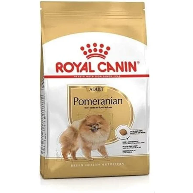 Royal Canin Pomeranian Adult, Trockenfutter für Zwergspitze ab 8 Monaten, 1,5 kg, optimale Verdauung & Zahnhygiene, angepasster Mineralstoffgehalt – Bild 2
