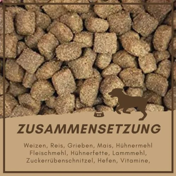 Supravit Hundefutter trocken, 15kg Lamm & Reis, hochwertiges Trockenfutter mit guten Verträglichkeit für Hunde aller Rassen – Bild 4
