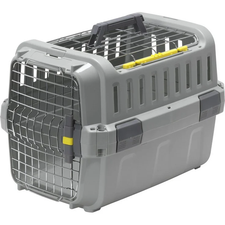 MODERNA Hunde-Transportbox Odyssey, grüne Transportbox Größe XS, Maße: 48 x 32 x 33 cm