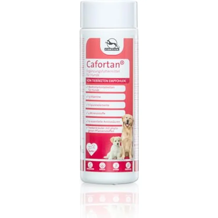Fortan Cafortan, Vitaminpräparat für Hunde zur Steigerung der Widerstandskraft, 300 g