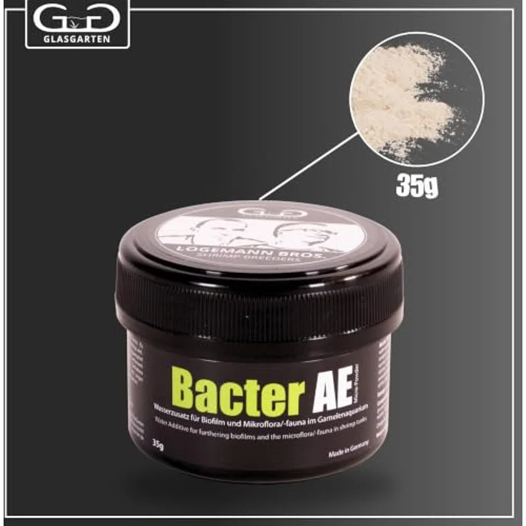 GG GLASGARTEN Bacter AE | 35g – Premium Wasserzusatz mit Mikroorganismen für verbesserte Wasserqualität und Biofilmförderung im Aquarium – Bild 2