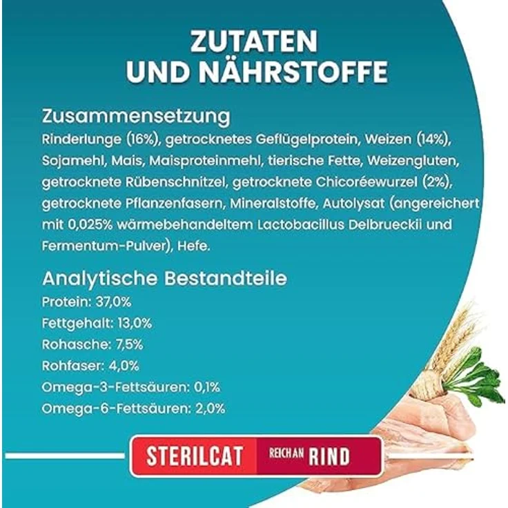 PURINA ONE BIFENSIS STERILCAT, Trockenfutter für sterilisierten Katzen, reich an Rind, 1,4kg – Bild 5