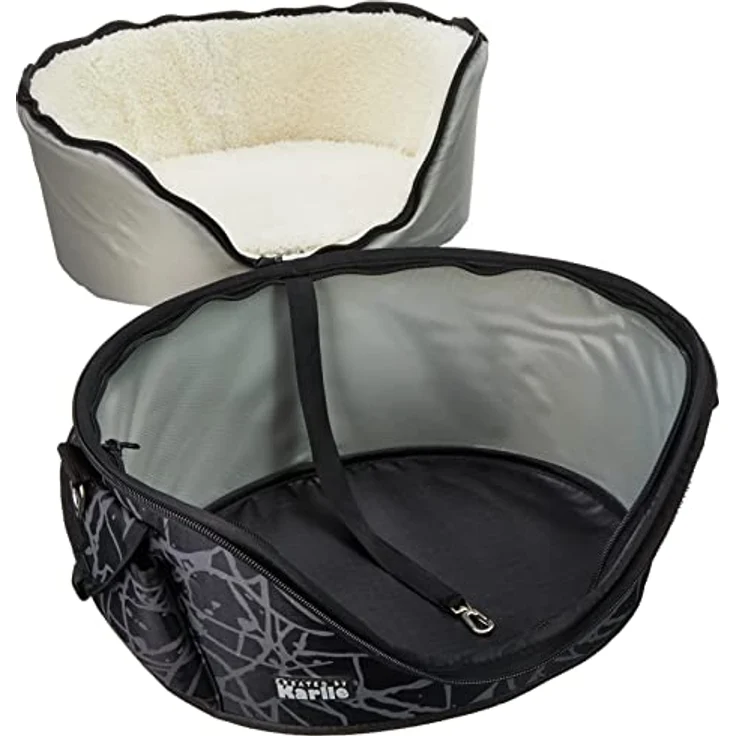 Karlie Shopper de Luxe Nylon schwarz 40x35x30 cm – Bild 6