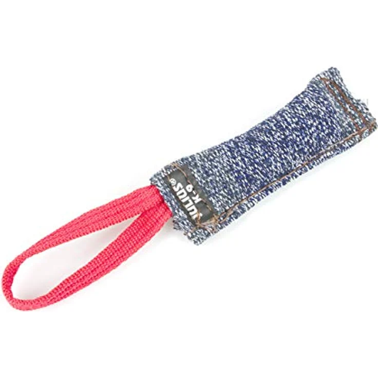 JULIUS K-9 Beisswurst aus Baumwolle-Nylon, 15 cm x 2-3 cm, robust mit Handschlaufe – Bild 3