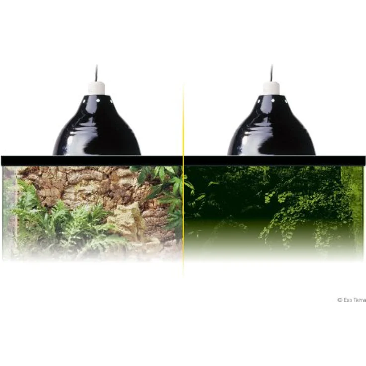 Exo Terra Glow Light, Klemmlampe mit UVB, hitzebeständige Keramikfassung und metallischem Reflektor – Bild 2