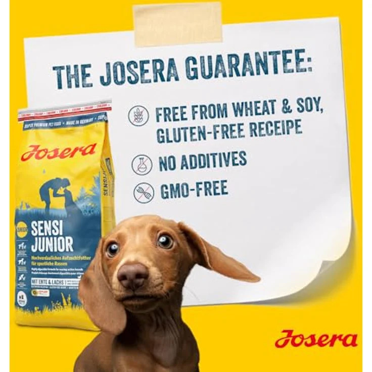 Josera Medi/Maxi Junior SensiJunior, Hunde-Trockenfutter mit Lachs und ...
