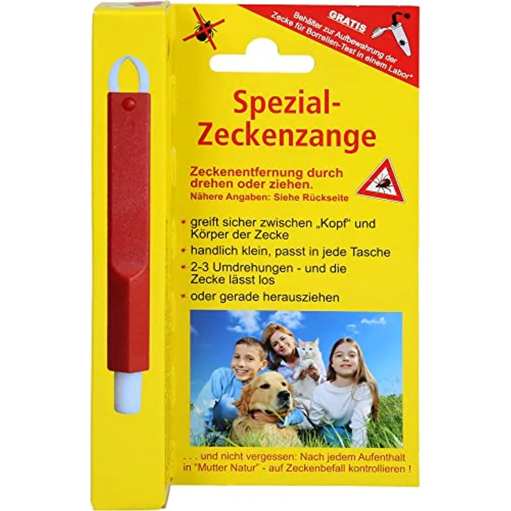 Pharma Brutscher ZECKENZANGE, professionelle Hundepflege zur sicheren Zeckenentfernung, 1 St.