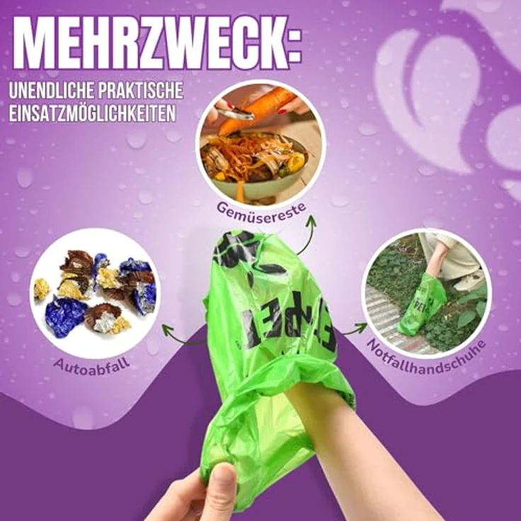 PET N PET Hundekotbeutel, 1080 Stück, 60 Rollen mit Lavendelduft, 22,9 x 33 cm – Bild 2