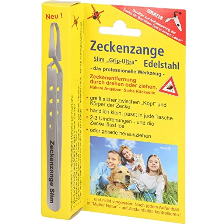 Pharma Brutscher ZECKENZANGE Chirurgenstahl, freiverkäuflich, 1 St – Bild 4