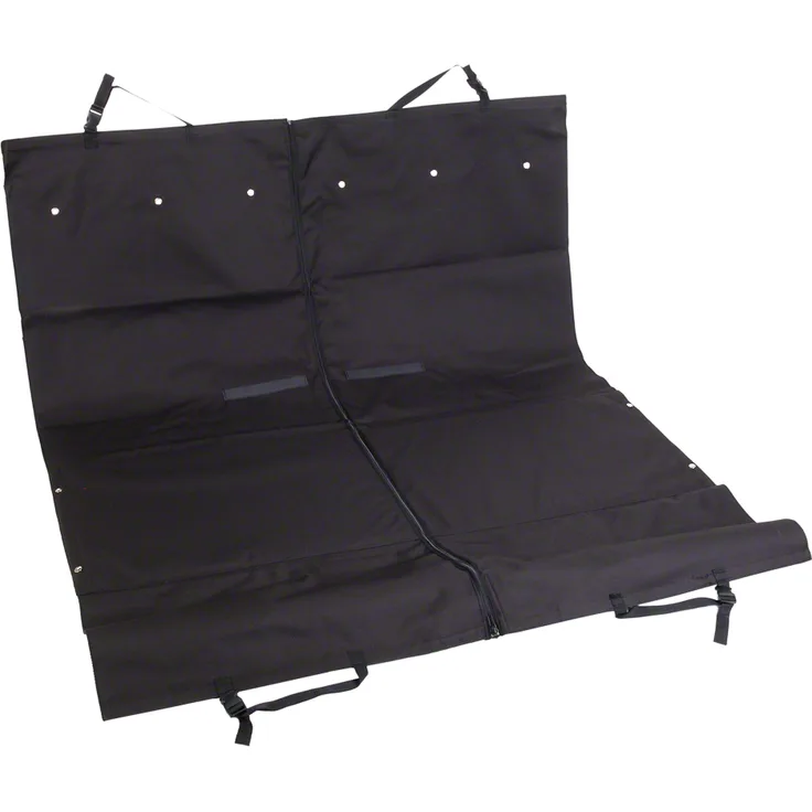 Kleinmetall Autoschondecke Bridge, L 167 x B 138 cm mit anpassbaren Stützplatten und Beinfreiheit für mitfahrende Personen