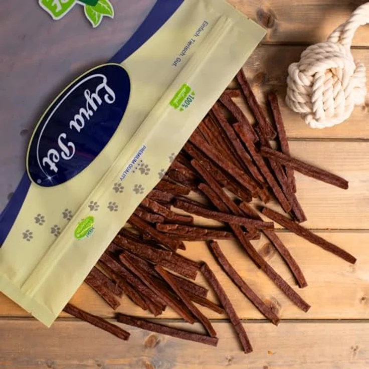 Lyra Pet® Rinderdörrfleisch Sticks 5 kg | Kausnack für Hunde & Welpen | Fettarm, gut verträglich, wiederverschließbar – Bild 5