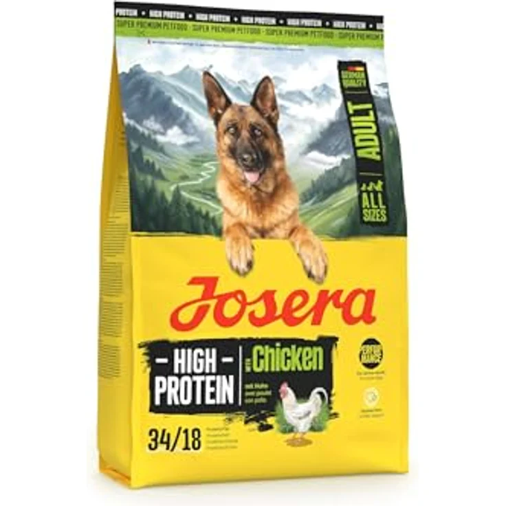 JOSERA Adult High Protein Huhn, Premium Trockenfutter für ausgewachsene & sportliche Hunde, glutenfrei, 3 kg – Bild 3