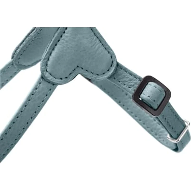 HUNTER Hundegeschirr SOHO MINI, hellblau, aus weichem Rindsleder, fellschonend, leicht, für kleine Hunde & Welpen, Größe XS-S, Made in Germany – Bild 2