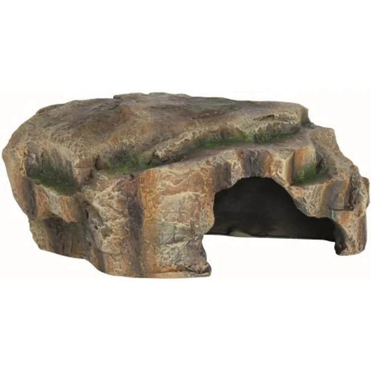 Trixie 76210 Reptilienhöhle, optimale Rückzugsmöglichkeit aus Polyesterharz, natürliches Aussehen, Dekor Regenwald, 16 × 7 × 11 cm – Bild 3