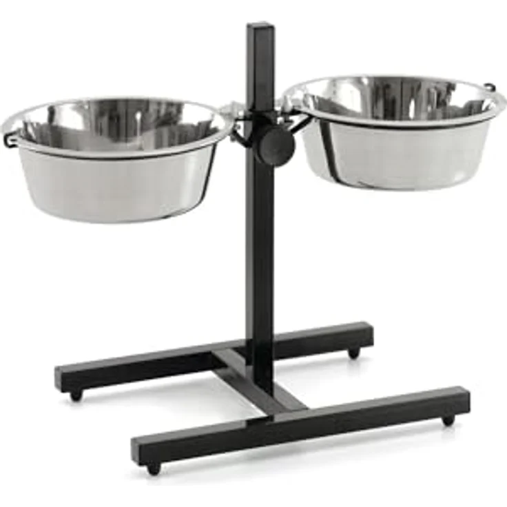 Karlie Napf-Set Karlie Otis Plus - Doppelnapfständer, Fassungsvermögen: 1,6 l, Höhenverstellbar bis 60 cm – Bild 2