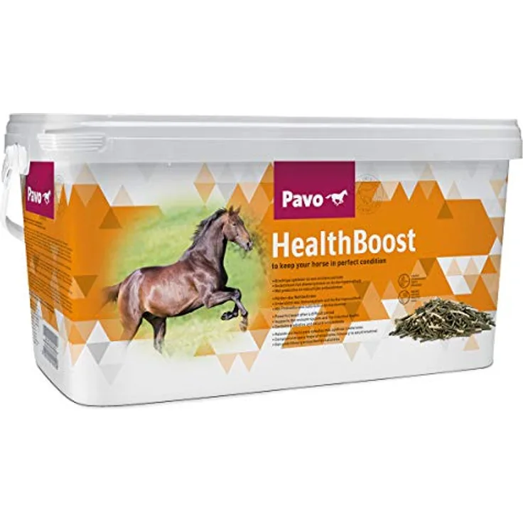 Pavo HealthBoost 8 kg, Pferdefutter zur Unterstützung des Immunsystems mit Vitaminen und Antioxidantien