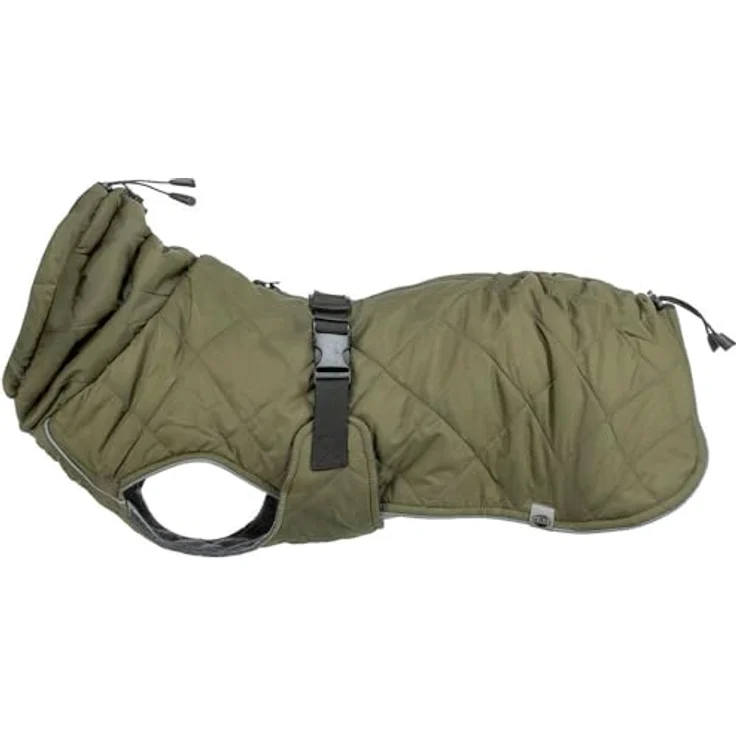 TRIXIE Hundemantel Minot, wasserdichter Hundemantel aus Polyester mit Fleece-Innenfutter und reflektierenden Elementen – Bild 1