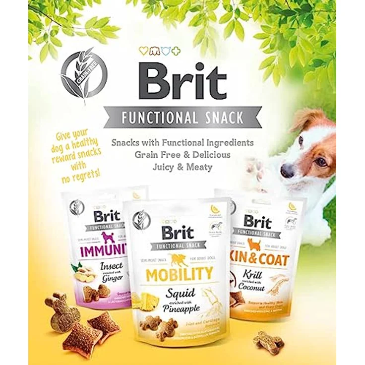 Brit Care BRIT Dog Snacks, 150 g, natürlicher Kau-Snack mit Zahnfleischstärkender Wirkung, Banane – Bild 3