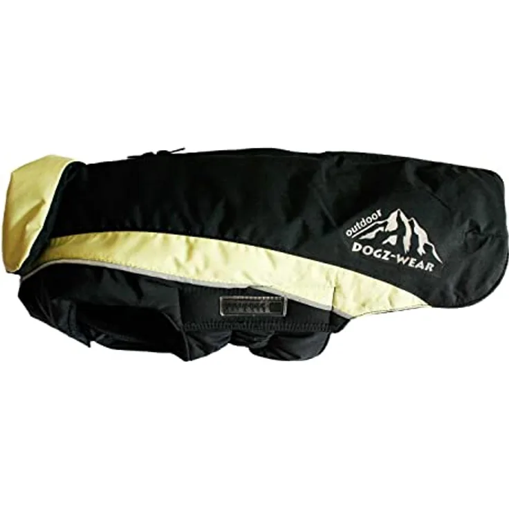 Wolters Hundemantel Skijacke Dogz Wear atmungsaktiv, wasserdicht schwarz/lime