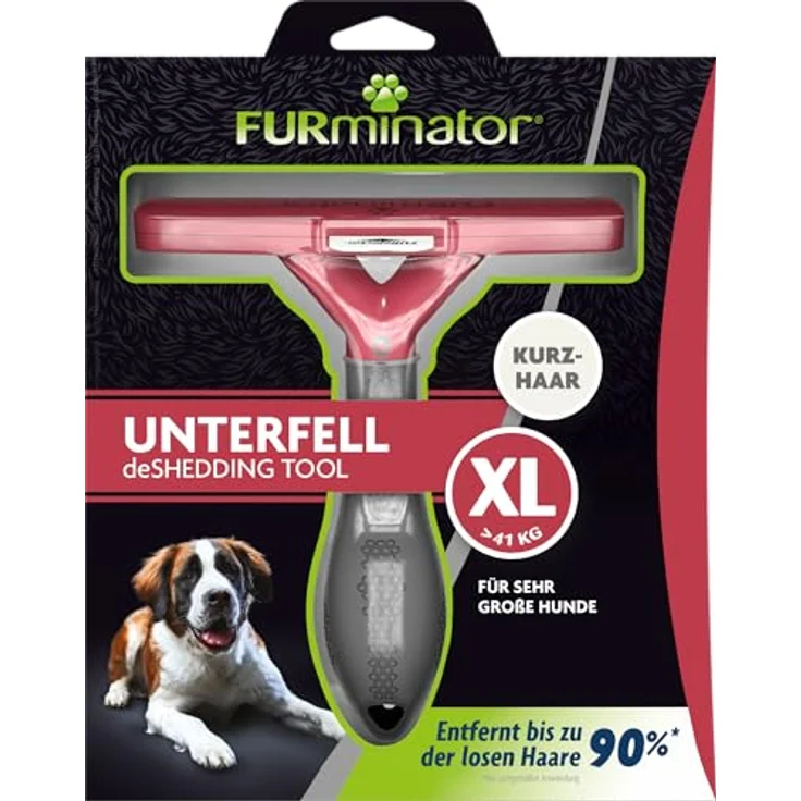 FURminator Fellbürste für kurzhaarige sehr große Hunde, deShedding-Pflege Werkzeug – Bild 3