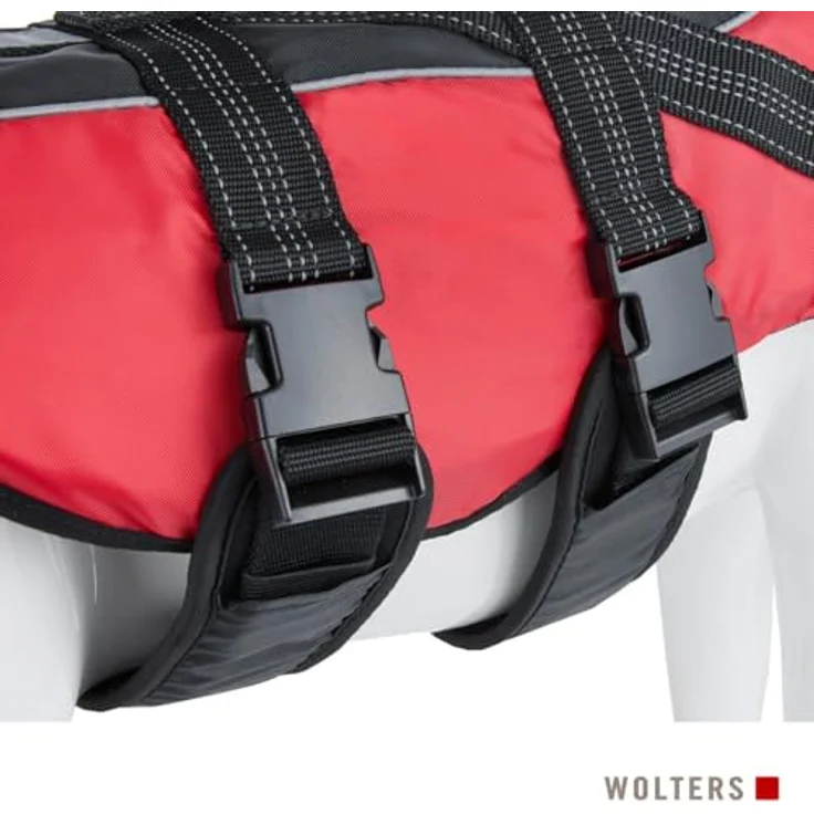 Wolters watchout Schwimmweste für Hunde, Größe M, mit optimalem Auftrieb und robustem, reflektierendem Material – Bild 5