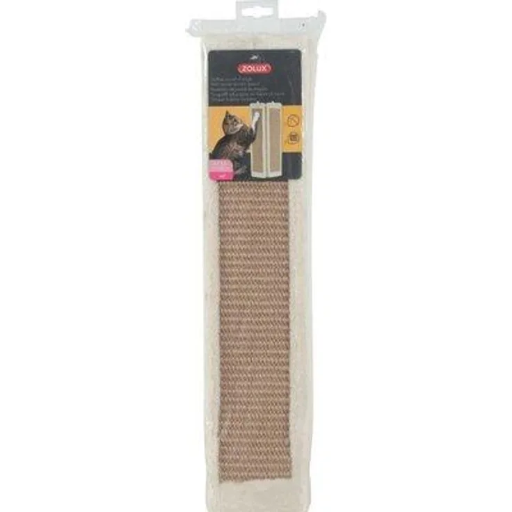 Zolux 504042BEI Katzenkratzer Katzenkratzbrett, multifunktionaler Katzenbaum mit Hanfbedeckung, beige