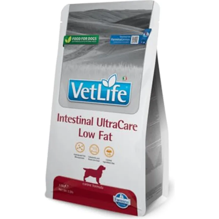 Farmina Vet Life Intestinal Ultra Care, Hundefutter zur Reduzierung der Darm-Malabsorption, Adult, 10 kg