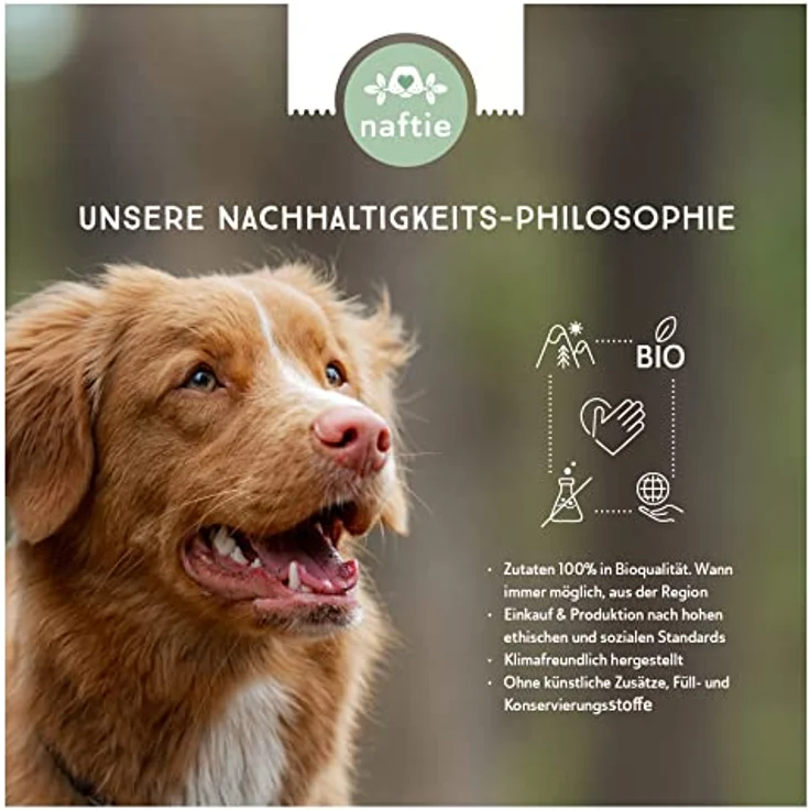 naftie Kausnacks Rinderherzen getrocknet, 250g, zuckerfrei, mit viel Taurin & Eisen, kleine Trainingshappen für artige Hunde – Bild 5