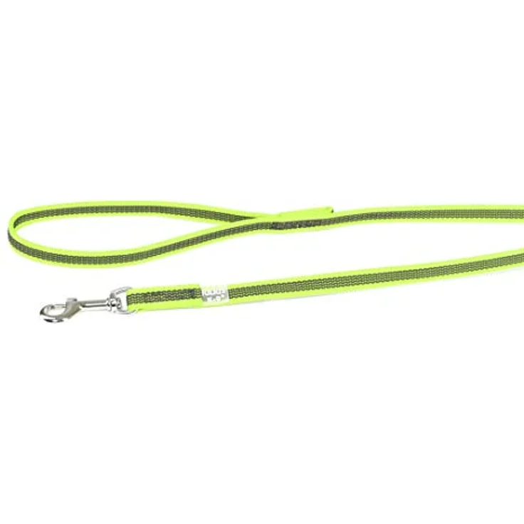 JULIUS K-9 IDC Color & Gray gumierte Leine, 14 mm x 2 m mit Schlaufe, stark und widerstandsfähig, Neon-Grau – Bild 3