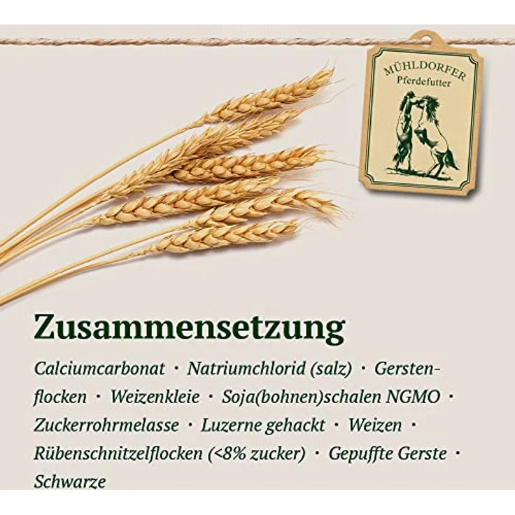 Mühldorfer Kräuter Müsli, 20 kg - Unterstützt Atemwege, haferfrei und gut verdaulich, wertvolle Kräutermischung – Bild 4